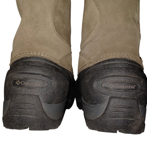 Columbia Cascadian Mountain Boots Brown Suede Water Resistant Mens Size 9 - Picture 6 of 14